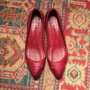 Stunning Oxblood Frye Flats